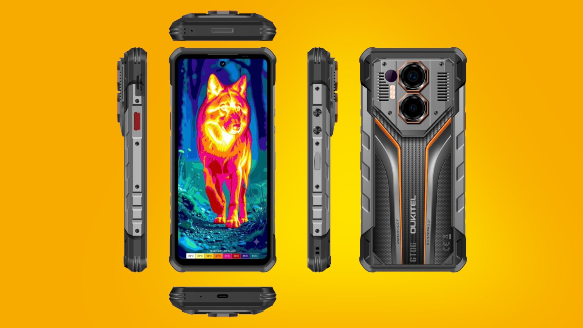 Oukitel WP70 Ultra packs a 16,000mAh battery and thermal imaging