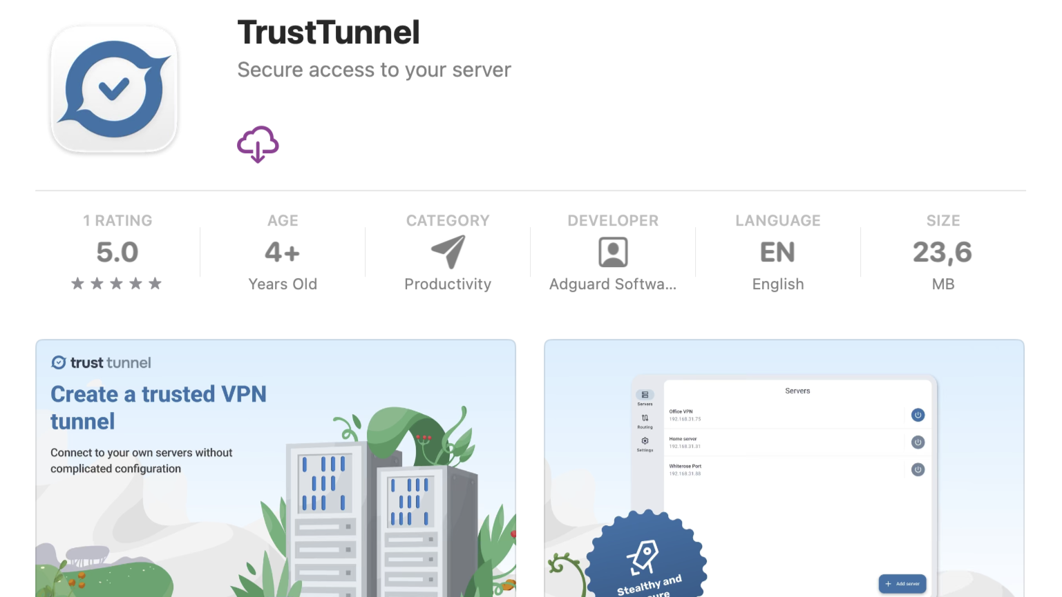 AdGuard brings TrustTunnel to macOS with a native Mac App Store client