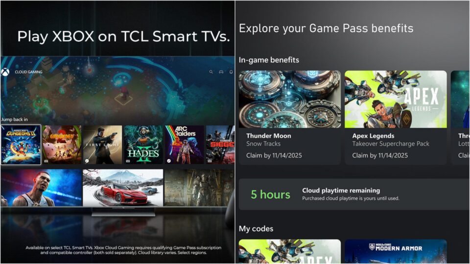 Xbox Cloud Gaming Coming to TCL TVs With a 15-Hour Play Limit