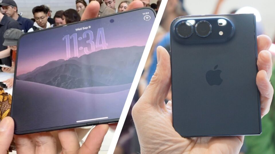 iPhone Duo images temper hopes for a crease-free foldable
