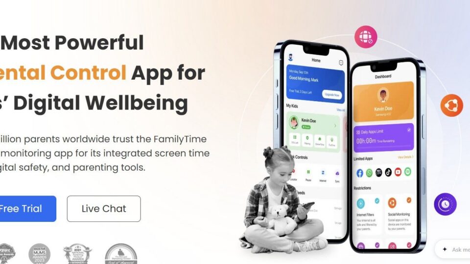 FamilyTime Premium combines parental controls with transparent monitoring