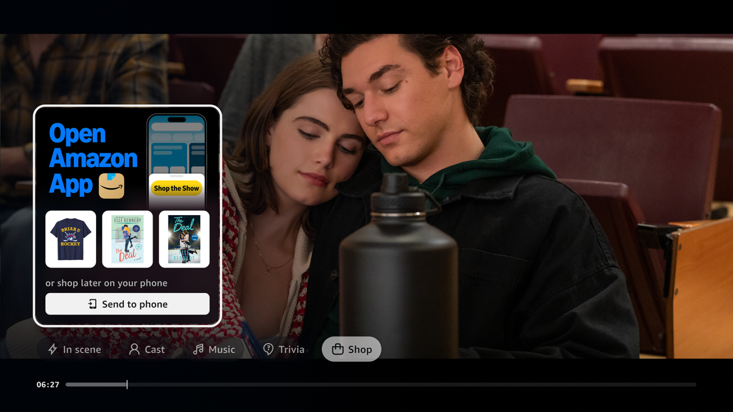 Amazon expands shopping tools across Prime Video