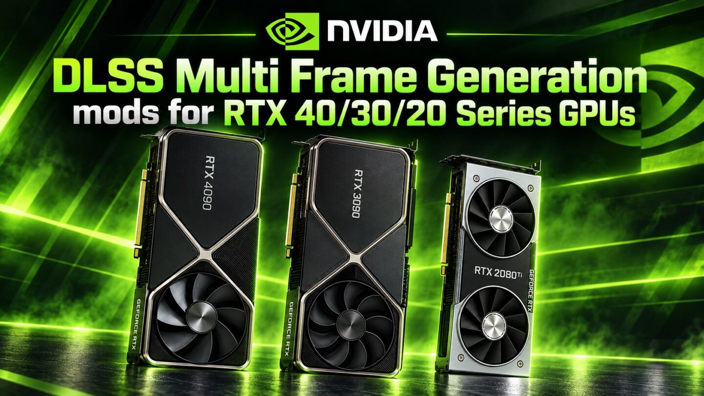 DLSS Multi Frame Generation Modded Onto RTX 40, RTX 30 and RTX 20 GPUs