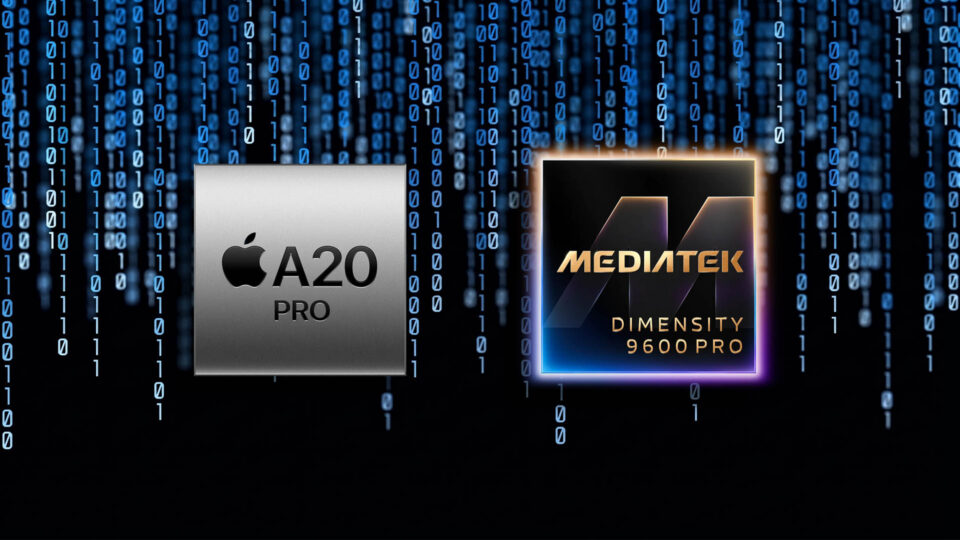 Dimensity 9600 Pro narrowly beats A20 Pro, while Dimensity 9500 scores fall 8.5%
