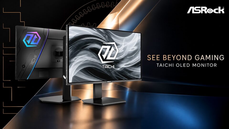 ASRock’s First Flagship Taichi OLED Monitors Reach 720Hz