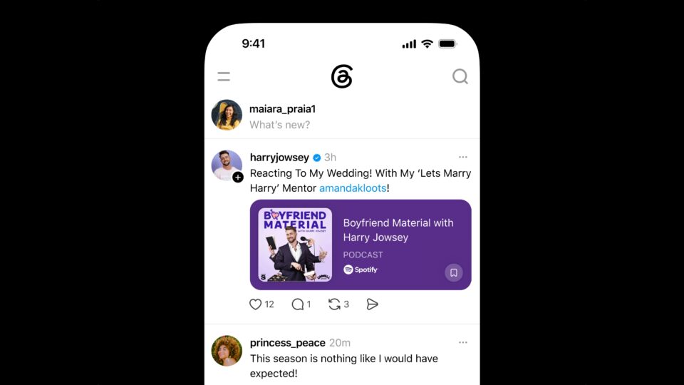 Threads adds tools for podcast promotion and listener engagement