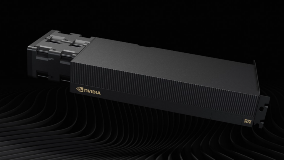 Nvidia packs 84 GB of GDDR7 into RTX Pro 5500 workstation GPU