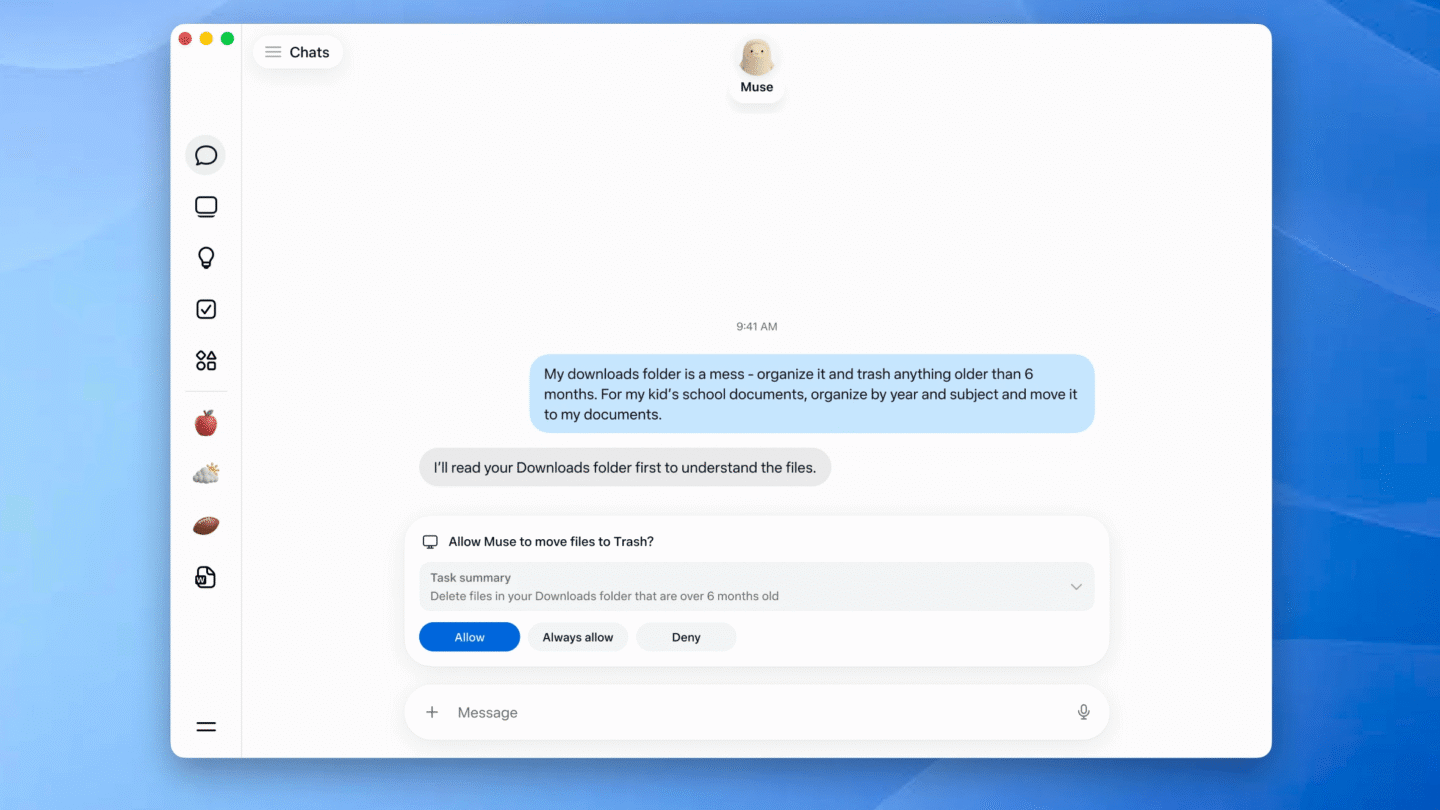 Meta’s Muse arrives on Mac with access to files and apps