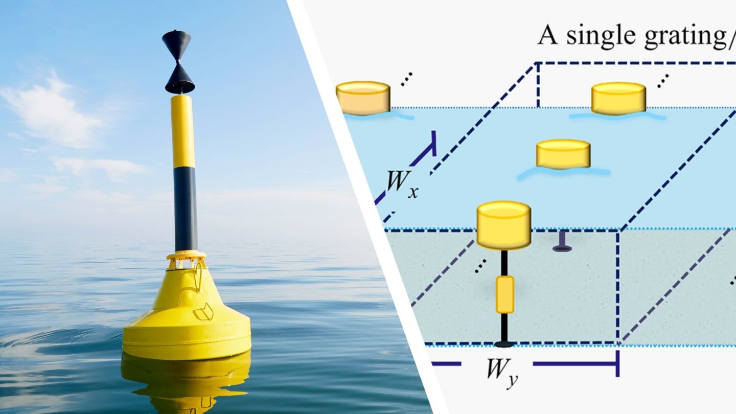 House-sized buoy arrays could capture 90% of wave energy