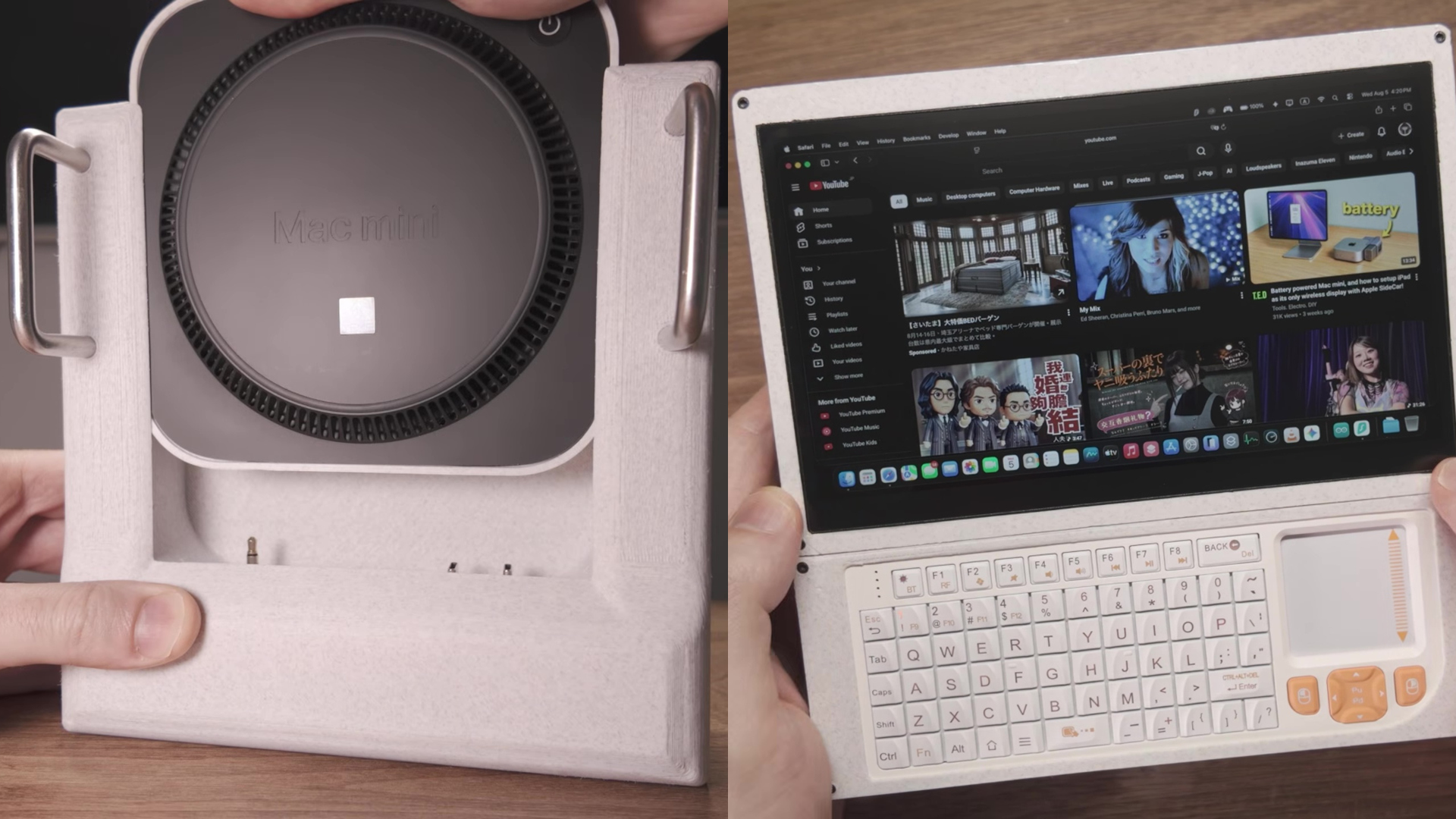 Mac Nano turns M4 Mac Mini into 7-inch, 120Hz handheld