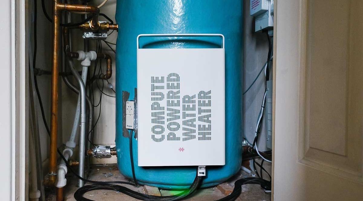 Heata uses server waste heat to warm household water