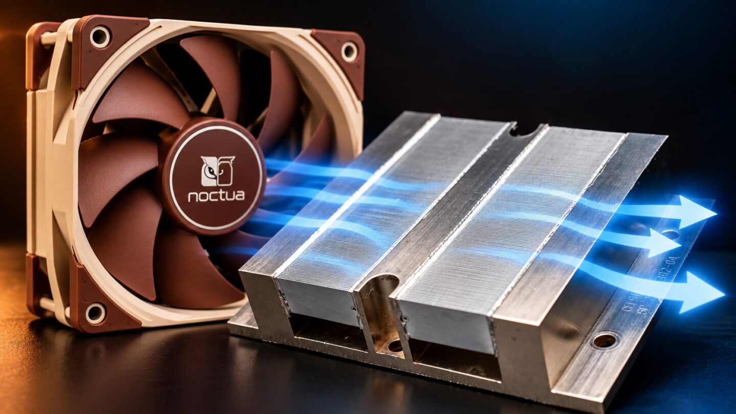 Noctua and Forced Physics Explore 2,000W Air Cooling