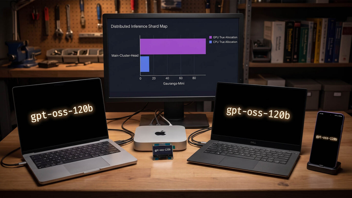 Developer Runs 120B LLM Across Phone and Five Computers