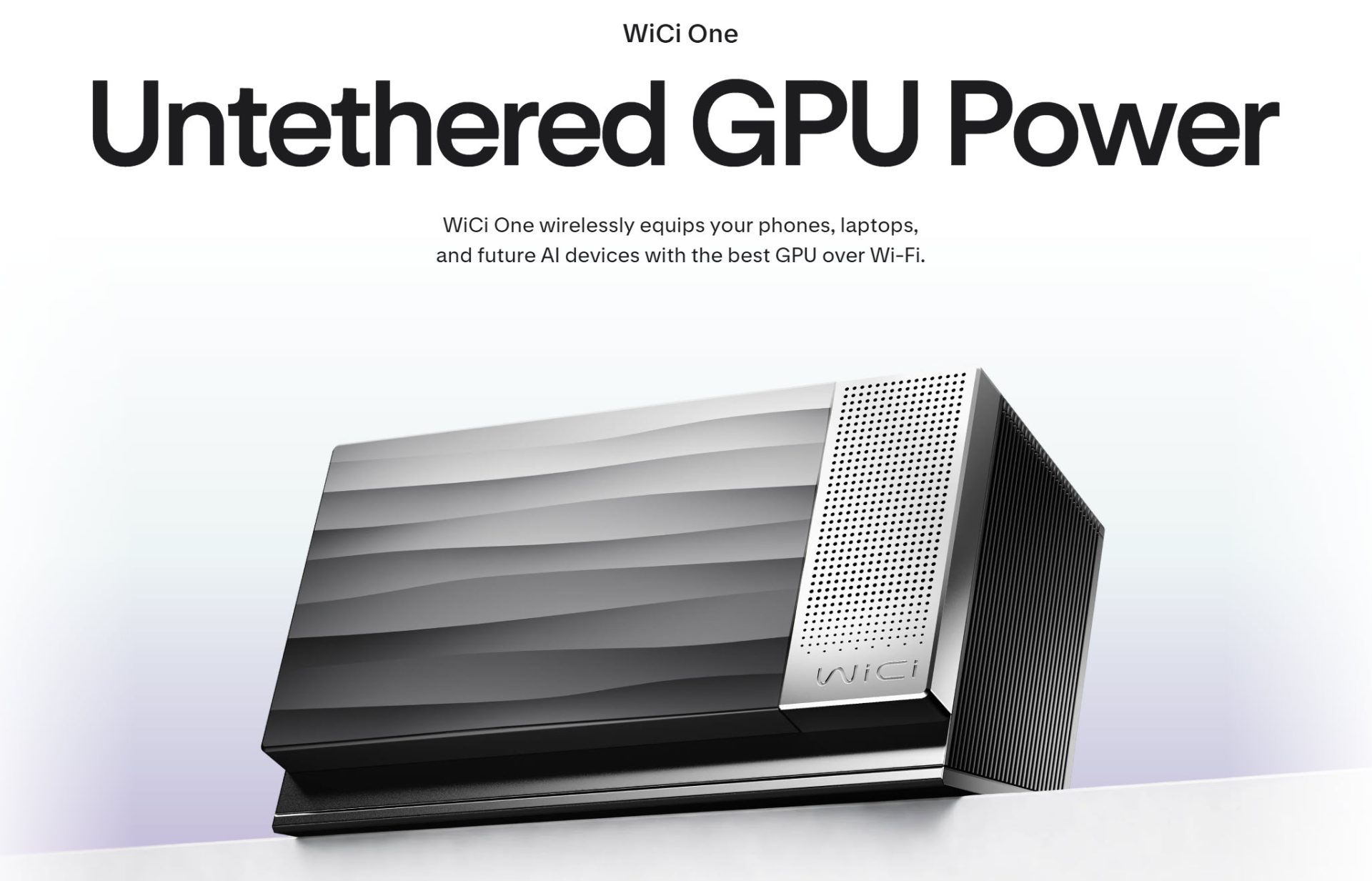 WiCi One Shares an RTX 5090 Over Wi-Fi 7