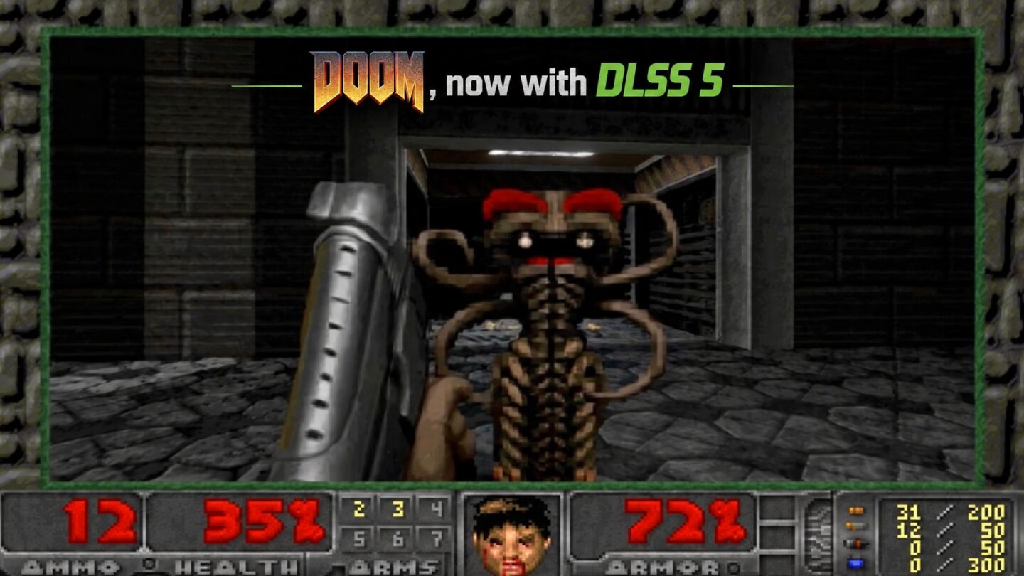 Original DOOM Gets NVIDIA DLSS 5 Neural Rendering in Custom DirectX 12 Port