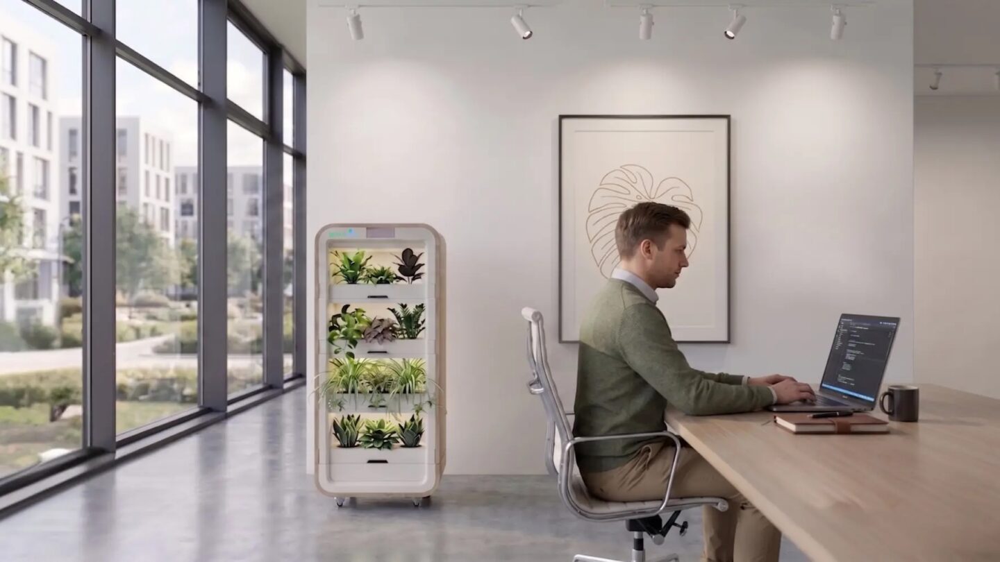 Greenairy Plans Smart Plant Towers for Office Air