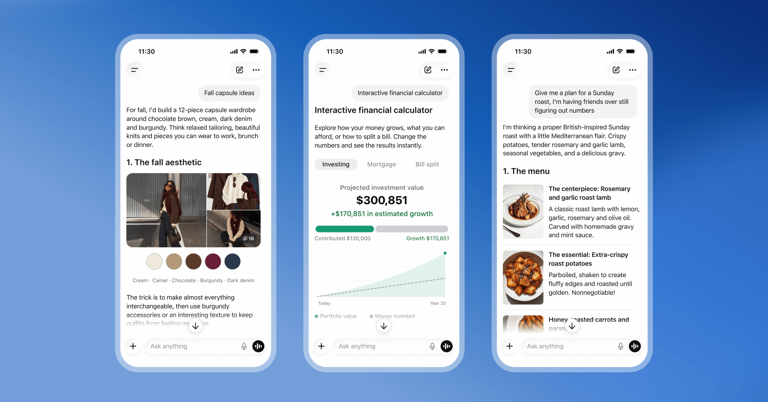 ChatGPT Intelligent UI adds interactive visuals to responses