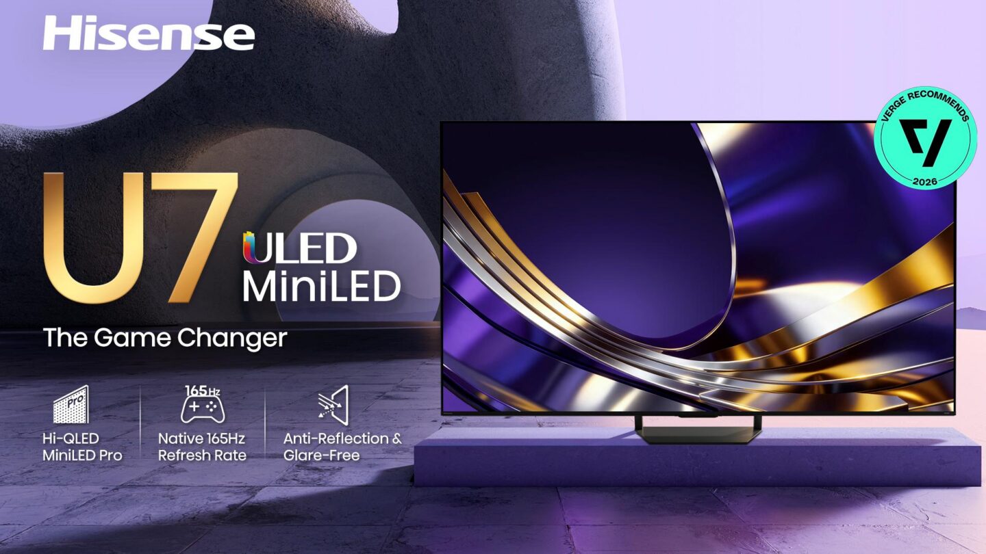 Hisense U7 65-Inch Mini-LED TV Offers 3,000 Dimming Zones and VRR 330 Mode