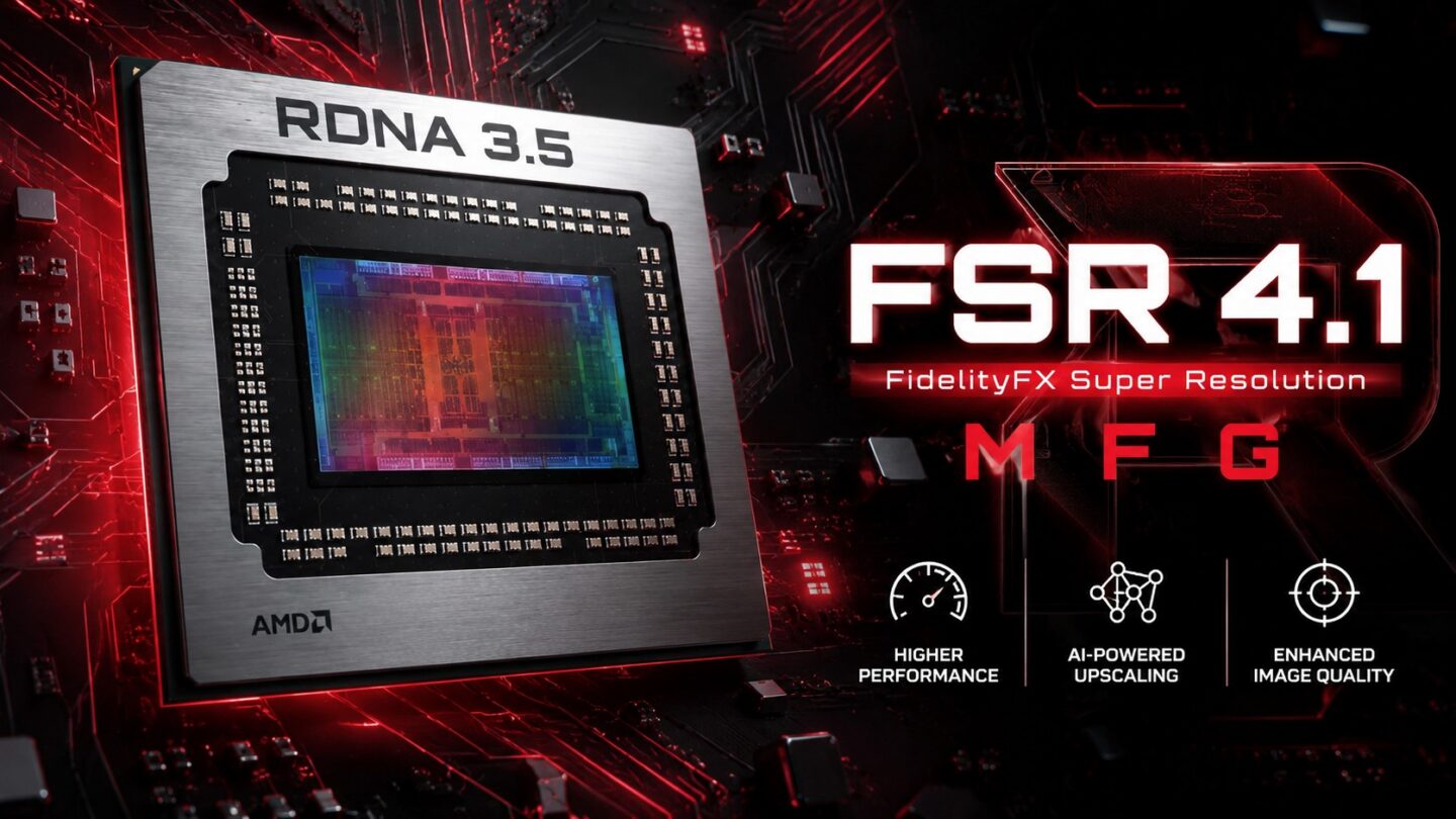 AMD Plans FSR 4 for APUs, Laptops and Handhelds by 2026