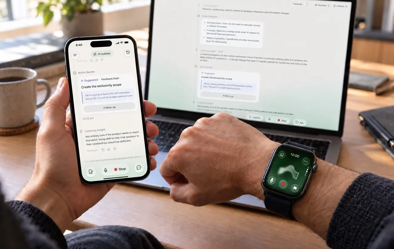 Former Plaud executive raises $26M for ambient AI app
