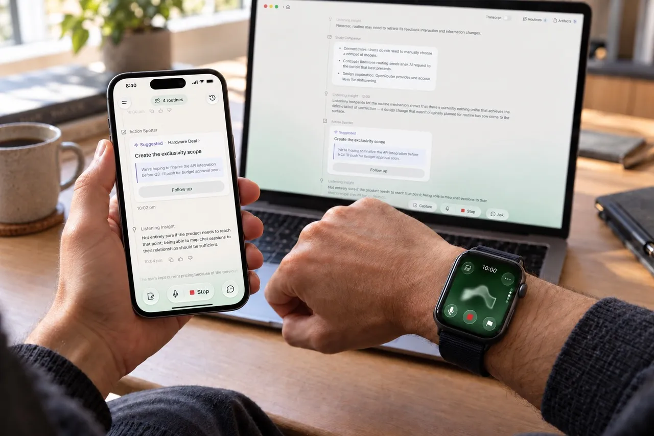 Former Plaud executive raises $26M for ambient AI app