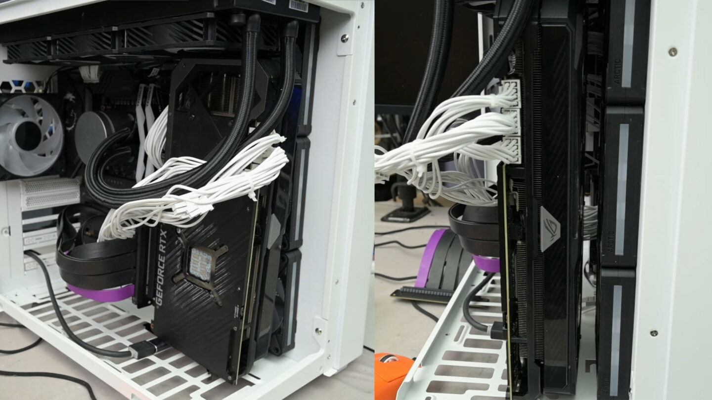 Modder Cuts GPU Hotspot Temperature by 19°C With Side-Panel Mount